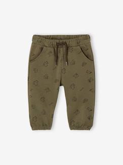 -Pantalon imprimé en molleton bébé