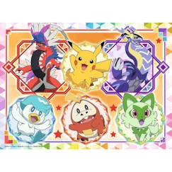 Jouet-Puzzle 100 pièces XXL - RAVENSBURGER - Pokémon Écarlate et Violet - 6 ans - Dessins animés et BD - Intérieur