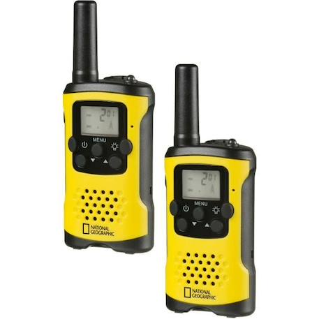 Walkie-Talkies enfant - National Geographic - Longue portée 6 km - Fonction mains libres JAUNE 1 - vertbaudet enfant 