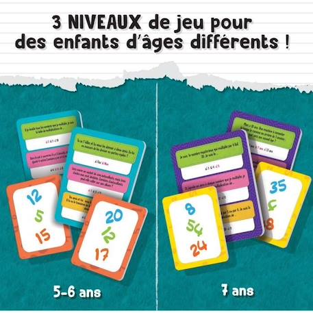 Génius Talent school - le jeu des multiplications et problèmes - s'adapte aux différents niveaux. - LISCIANI BLEU 4 - vertbaudet enfant 