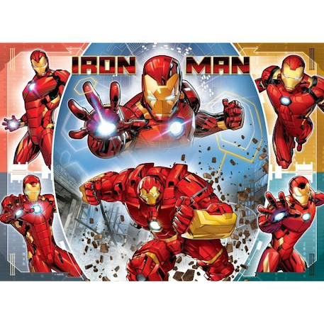 Ravensburger-MARVEL HEROS-Puzzle 100 pièces XXL - Le puissant Iron Man / Marvel Avengers-4005556133772-A partir de 6 ans BLEU 2 - vertbaudet enfant 
