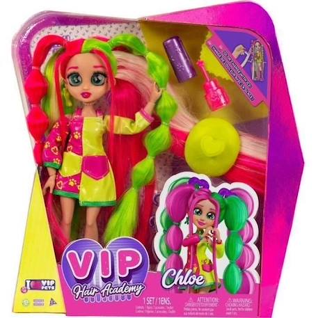 Poupée VIP Hair Academy - Khoe ROSE 1 - vertbaudet enfant 