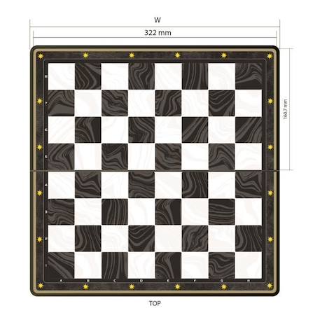 Jeu d’échecs Harry Potter magnétique pliable NOIR 6 - vertbaudet enfant 