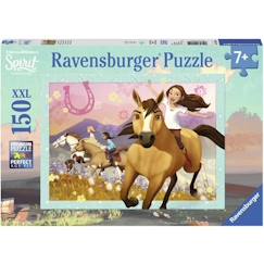 Jouet-Jeux éducatifs-Puzzle 150 pièces XXL Sauvage et libre / Spirit - Ravensburger