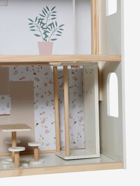 Maison de poupée en bois FSC® blanc 8 - vertbaudet enfant 