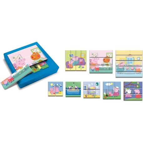 Puzzles progressifs Peppa Pig - Boite auto-corrective - LISCIANI BLEU 4 - vertbaudet enfant 