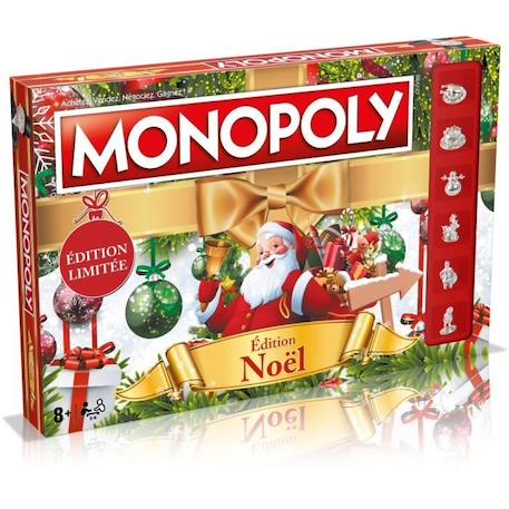 MONOPOLY NOEL - Jeu de plateau - WINNING MOVES BLANC 1 - vertbaudet enfant 