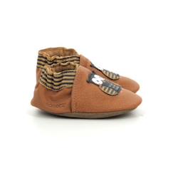Chaussures-Chaussures garçon 23-38-ROBEEZ Chaussons Hibou Choux camel