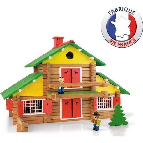 JEUJURA - Mon Chalet en Bois 240 pièces MARRON 1 - vertbaudet enfant 