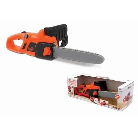 Black and Decker - Smoby - Tronconneuse électronique - Jeu d'imitation - 3 piles incluses ORANGE 1 - vertbaudet enfant 