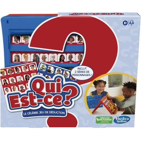 Qui est-ce ? classique, jeu de plateau pour enfants à partir de 6 ans, 2 joueurs NOIR 1 - vertbaudet enfant 