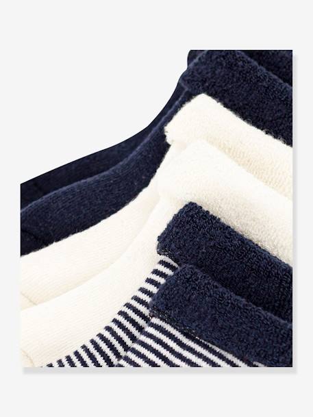 Lot de 3 paires de chaussettes bébé en tricot PETIT BATEAU rayé marine 2 - vertbaudet enfant 