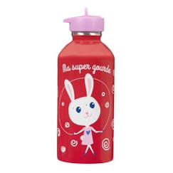 -Gourde Inox Enfant - Ma Super Gourde - Lapin - Draeger Paris