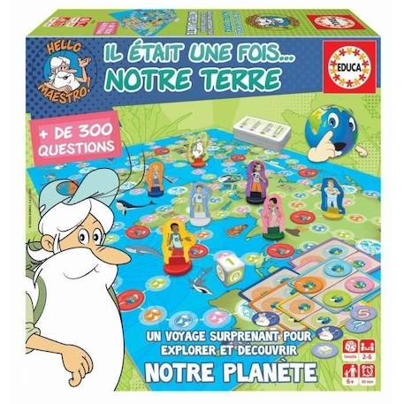 Jeu Il était une fois ... Notre Terre - Jeu de société - EDUCA VERT 1 - vertbaudet enfant 