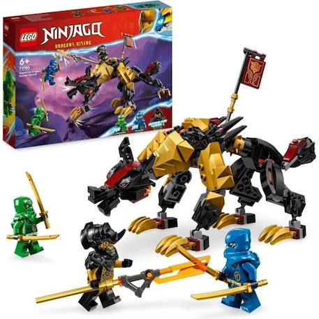 LEGO® NINJAGO 71790 Le Chien de Combat Dragon Imperium, Jouet de Ninja avec Figurines de Monstre JAUNE 1 - vertbaudet enfant 