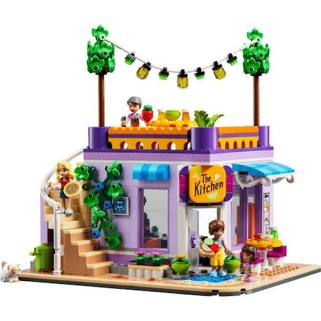 LEGO® Friends 41747 La Cuisine Collective de Heartlake City, Jouet de Cuisine avec Figurine de Chat VIOLET 2 - vertbaudet enfant 