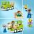 LEGO® 10419 DUPLO Ma Ville Prendre Soin des Abeilles et des Ruches, Jouet Éducatif pour Enfants, 2 Figurines d'Abeilles BLEU 3 - vertbaudet enfant 