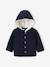 Cardigan bébé + capuche amovible doublée sherpa marine 1 - vertbaudet enfant 