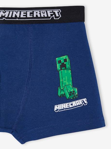 Lot de 3 boxers Minecraft® garçon marine 6 - vertbaudet enfant 