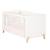 Lit évolutif - 140x70cm - Babyprice Joy Naturel - Blanc sur pieds en bois naturel BLANC 2 - vertbaudet enfant 