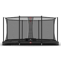 Jouet-BERG - Trampoline Ultim Favorit InGround 410 Grey + Safety Net Comfort