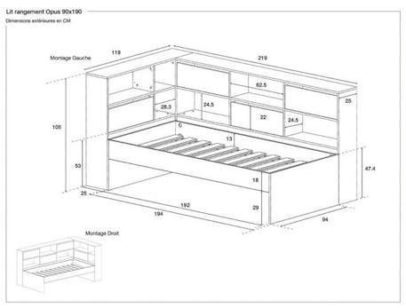 Lit avec rangements Opus - Blanc & bois BLANC 4 - vertbaudet enfant 