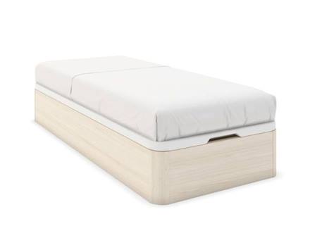 Lit coffre 90x200 TEMMA - Chêne blanchi BEIGE 5 - vertbaudet enfant 