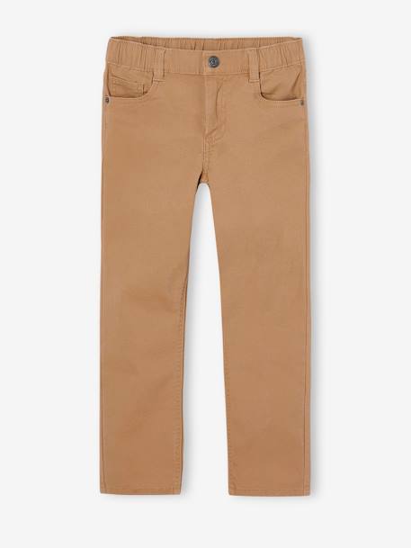 Pantalon indestructible garçon facile à enfiler beige+bleu nuit+kaki 1 - vertbaudet enfant 