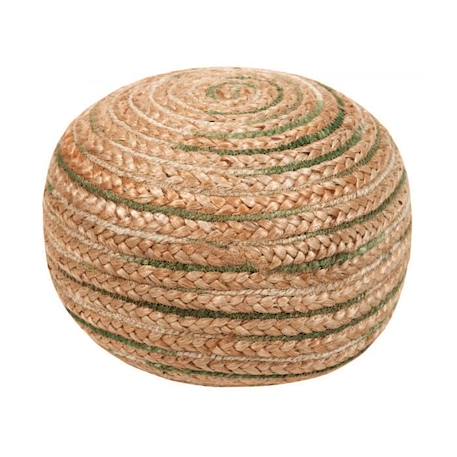 Pouf tressé jute PAMPA - Nattiot BEIGE 2 - vertbaudet enfant 