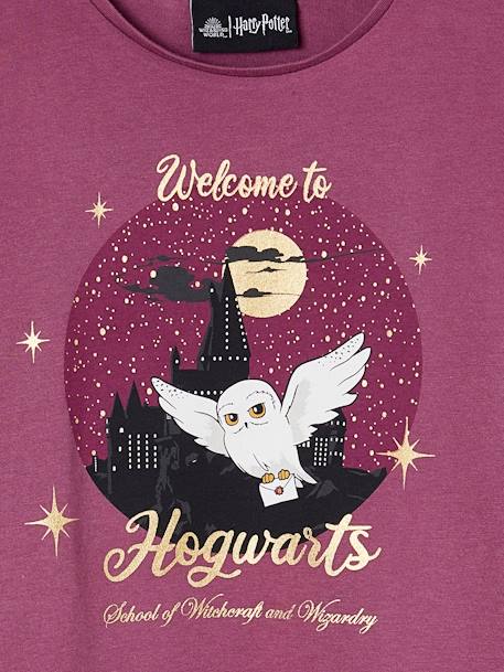 Tee-shirt Hedwige Harry Potter® fille prune 3 - vertbaudet enfant 