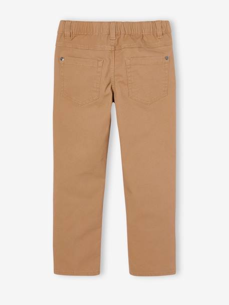 Pantalon indestructible garçon facile à enfiler beige+bleu nuit+kaki 2 - vertbaudet enfant 