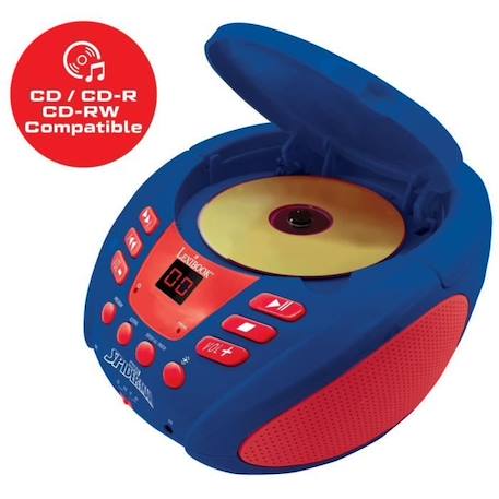 Lecteur CD Bluetooth Spider-Man avec Effets Lumineux BLEU 5 - vertbaudet enfant 