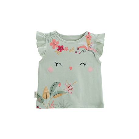 Pyjama enfant manches courtes Petit Paradis VERT 2 - vertbaudet enfant 