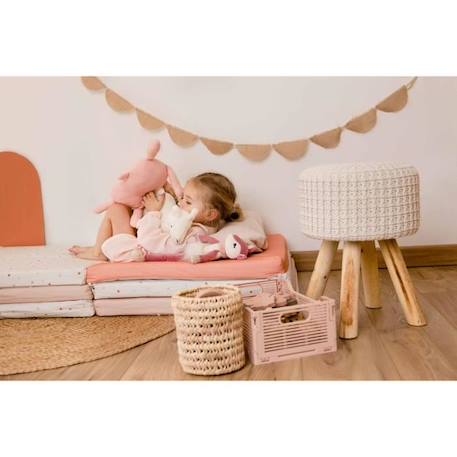 Maxi Tapis d'éveil Malin TINEO MON COEUR 5en1 - Tapis évolutif multifonction - 120x180x5 cm ROSE 4 - vertbaudet enfant 