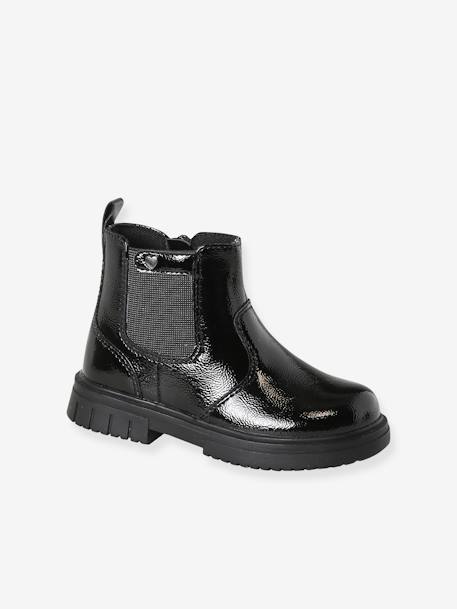 Boots fille noir 1 - vertbaudet enfant 