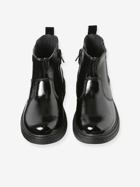 Boots fille noir 4 - vertbaudet enfant 