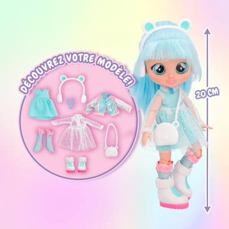 IMC TOYS - Poupée mannequin BFF Kristal - Cry Babies Best Friends Forever - 904323 ROSE 5 - vertbaudet enfant 