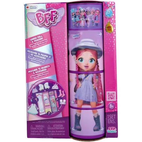 Poupée CRY BABIES BFF KATIE - A partir de 3 ans ROSE 1 - vertbaudet enfant 