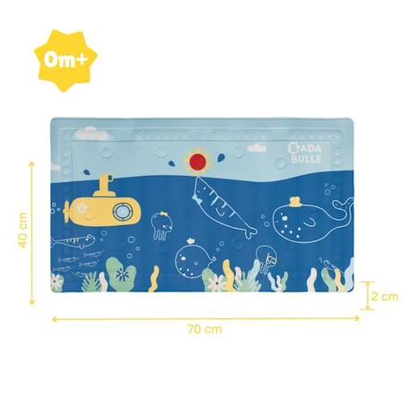 Badabulle Tapis de bain antidérapant avec témoin de température BLEU 5 - vertbaudet enfant 