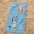 Drap de plage 100% coton, BLUEY DUO BLEU 1 - vertbaudet enfant 