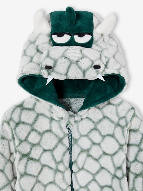 Combi-pyjama à capuche dragon garçon vert 3 - vertbaudet enfant 