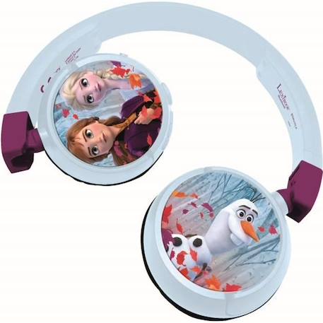 Casque audio enfant - LA REINE DES NEIGES 2 - Bluetooth® - Limitation de son - LEXIBOOK BLEU 1 - vertbaudet enfant 