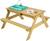 Table picnic en bois tp early fun avec splash and spray pour enfants inclus avec accessoires fsc dim l94 x l89 x h50 BLANC 2 - vertbaudet enfant 