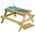 Table picnic en bois tp early fun avec splash and spray pour enfants inclus avec accessoires fsc dim l94 x l89 x h50 BLANC 1 - vertbaudet enfant 