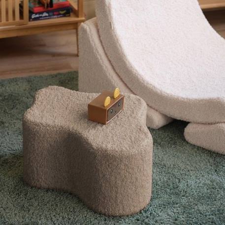 Fauteuil enfant bouclette CLOUDY BISCUIT BEIGE 1 - vertbaudet enfant 