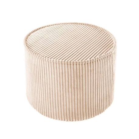 Pouf enfant velours côtelé POUFFE BRUN SUGAR BEIGE 2 - vertbaudet enfant 