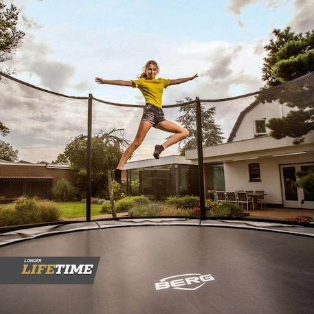 Trampoline suspendu - BERG - Favorit - Diamètre 430 cm - Noir - Adulte NOIR 3 - vertbaudet enfant 