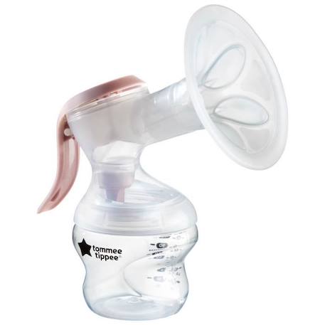 TOMMEE TIPPEE, Tire-lait manuel made for me, ergonomique, silencieux et tansportable, biberon inclus BLANC 1 - vertbaudet enfant 