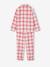 Pyjama à carreaux en flanelle fille personnalisable rose 5 - vertbaudet enfant 