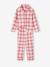 Pyjama à carreaux en flanelle fille personnalisable rose 2 - vertbaudet enfant 